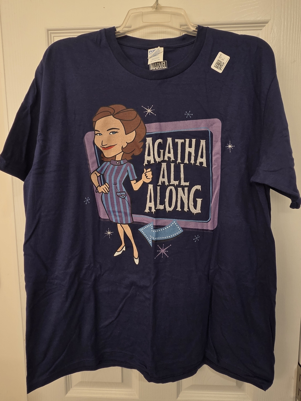 Marvel Navy 'Agatha All Along' Wanda Vision Graphic Tee